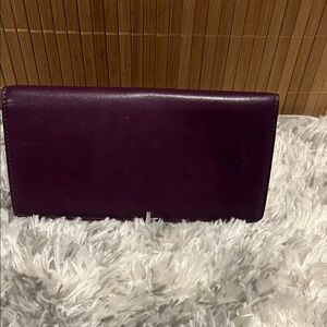 Elegant Purple Leather Wallet